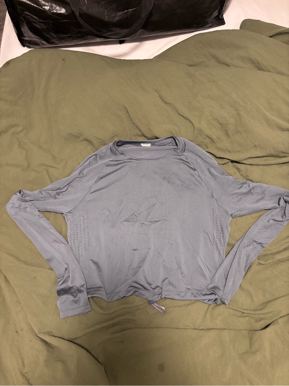 Gymshark Light Blue Women's Long Sleeve Active Top